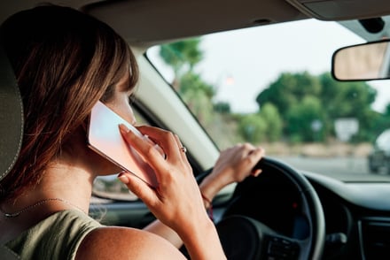 Busted: On The Phone While Driving? 