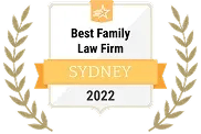 Best Family Law Firm Sydney 2022 badge