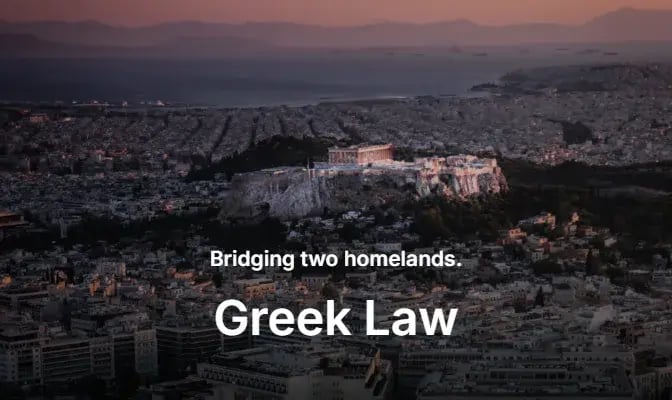 Greek law: bridging two homelands